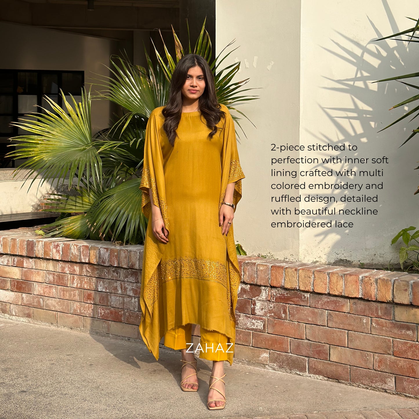 mustard kaftan